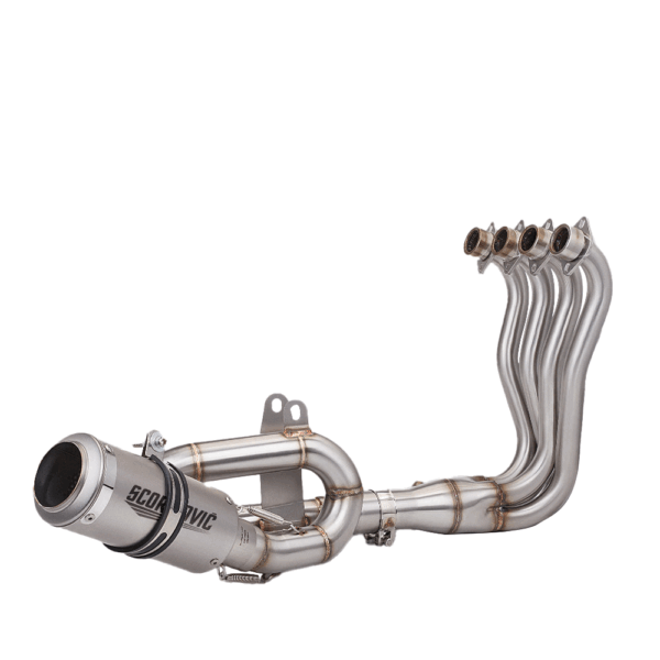 Full Exhaust System For KOVE 450RR 23-24 Muffler Tips Titanium Header Link Pipe