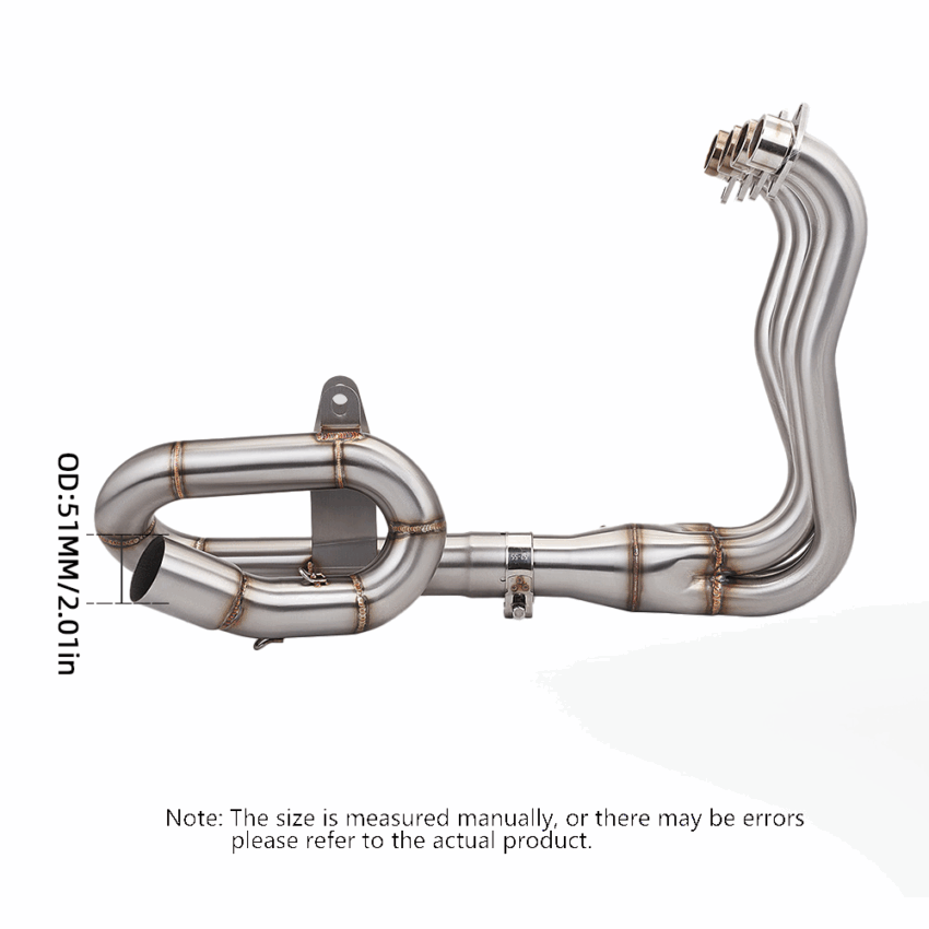 Full Exhaust System For KOVE 450RR 23-24 Muffler Tips Modified Header Link Pipe - Image 3