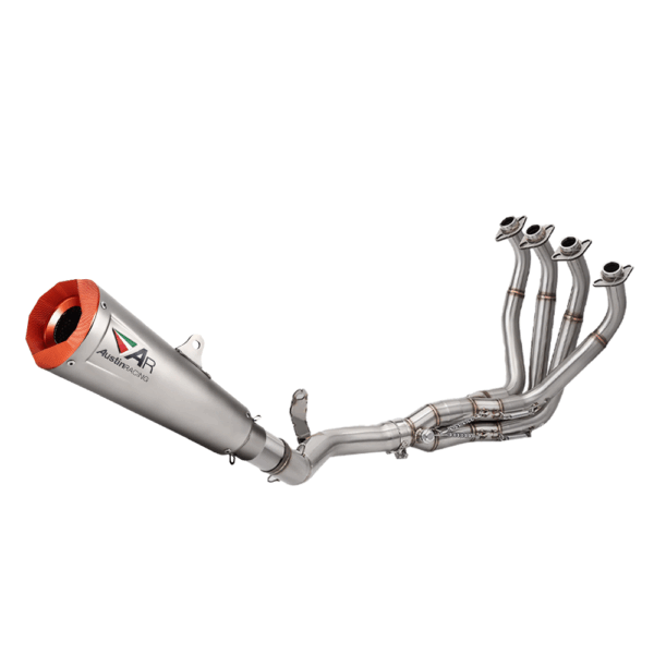 Fit Kawasaki Z900 2017-2024 Exhaust System 51mm Header Full Link Pipe Steel Tips