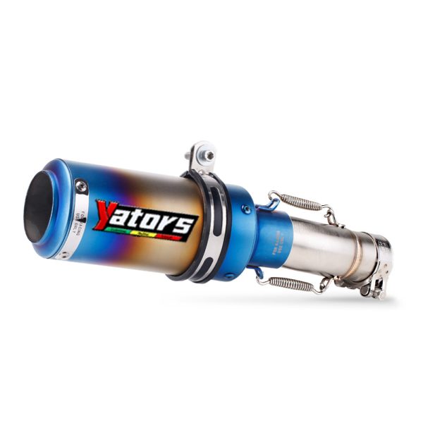 For CF-Moto 650NK 650MT 400NK Slip Exhaust Mid Link Pipe 51mm Tail Muffler Tips