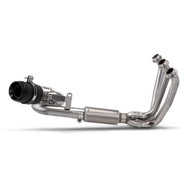 Whole System Silvery Muffler Tip Exhaust Header Pipe For CF-Moto 675R 675SR-R