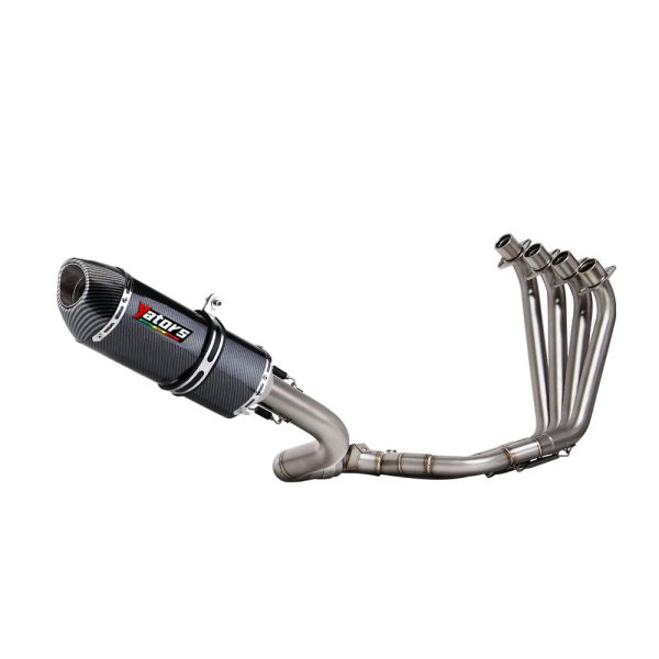 For Honda CBR650R/F CB650R CB650F 2014-2025 Full Exhaust 51mm Header Carbon Pipe
