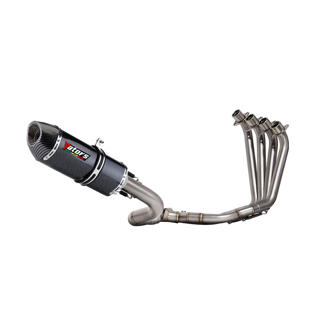 For Honda CBR650R/F CB650R CB650F 2014-2025 Full Exhaust 51mm Header Carbon Pipe