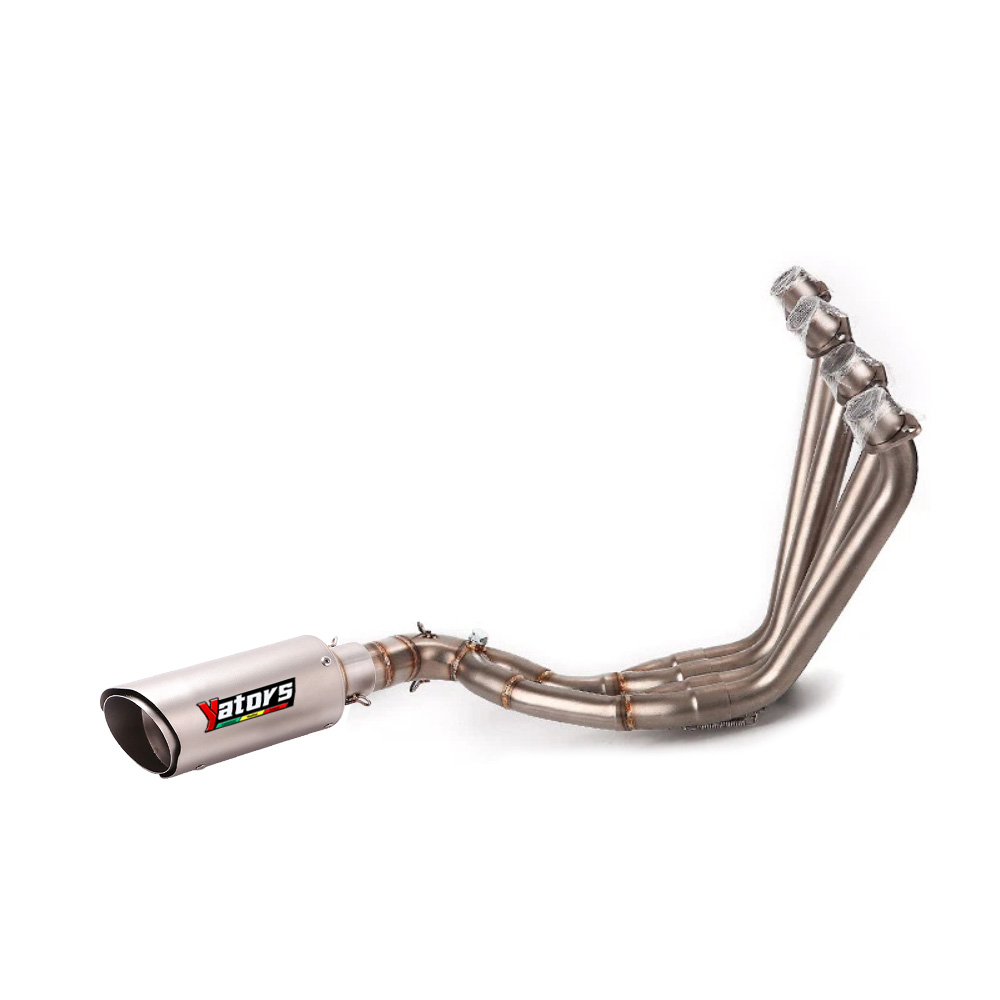 For Honda CB650R/F CBR650R/F 2014-2025 Front Link Pipe Exhaust Tips Muffler 51mm