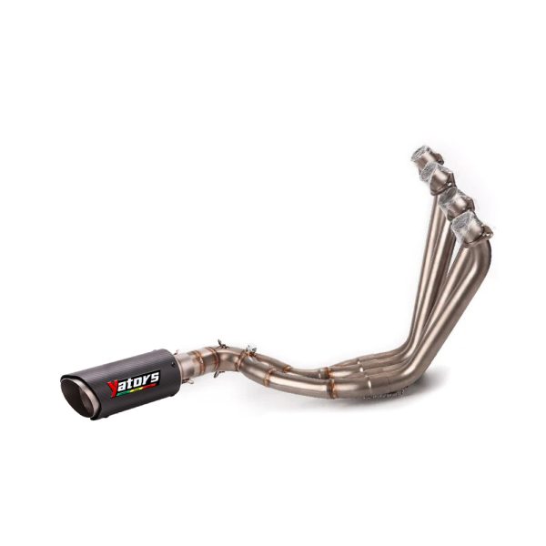 Full Exhaust System Pipe Muffler For Honda CB650F CB650R CBR650R CBR650F 2014-25