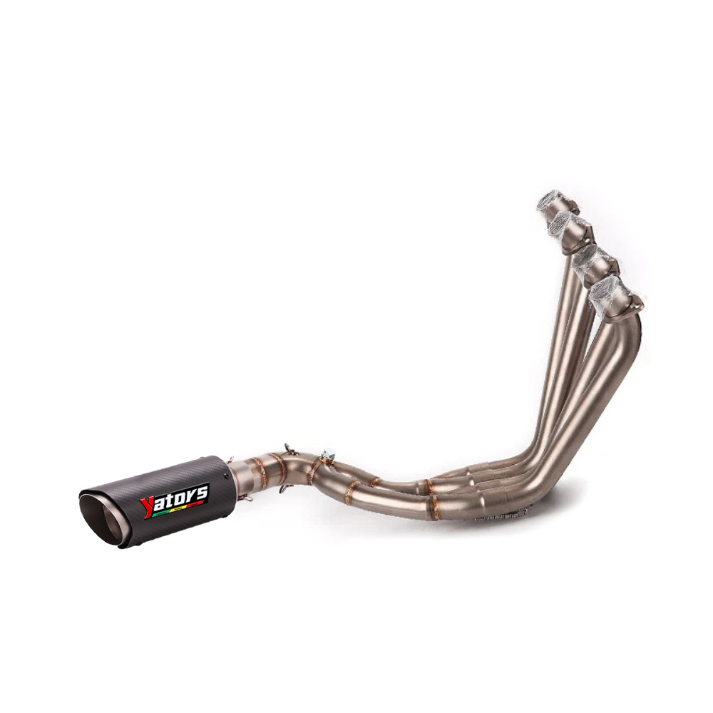 Full Exhaust System Pipe Muffler For Honda CB650F CB650R CBR650R CBR650F 2014-25