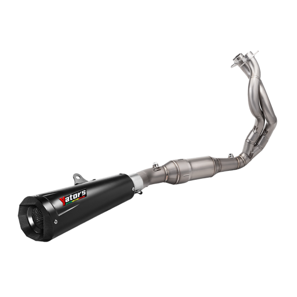 For Kawasaki Ninja 650 Z650 2023-2025 Full Exhaust System Steel Tips Header Pipe