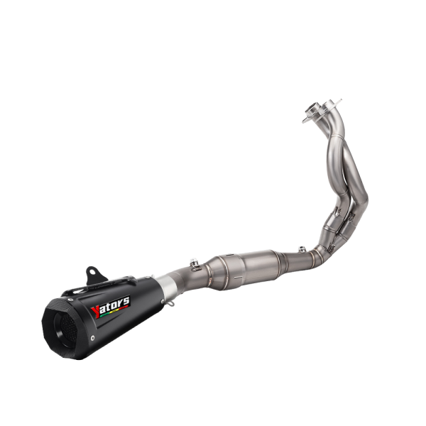 Full System Exhaust Tips Front Header Pipe For Kawasaki Z650 Ninja 650 2023-2025