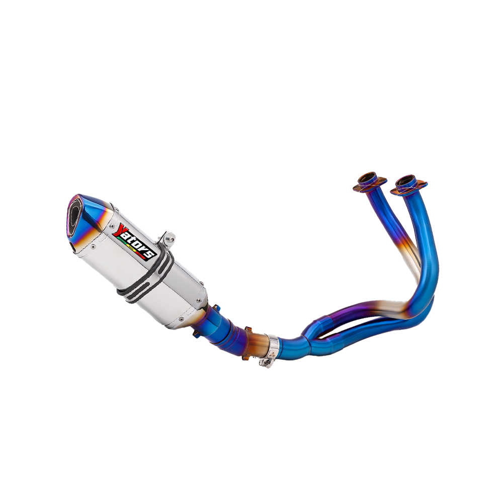 For Kawasaki Z650 Ninja 650 ER6N ER6F Full System Exhaust Tips Front Header Pipe