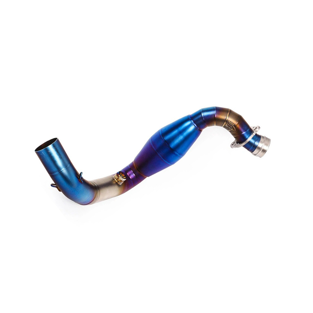 Slip-on Exhaust Mid Link Pipe Muffler Tips System For BMW G310GS 2016-2023 G310R - Image 2