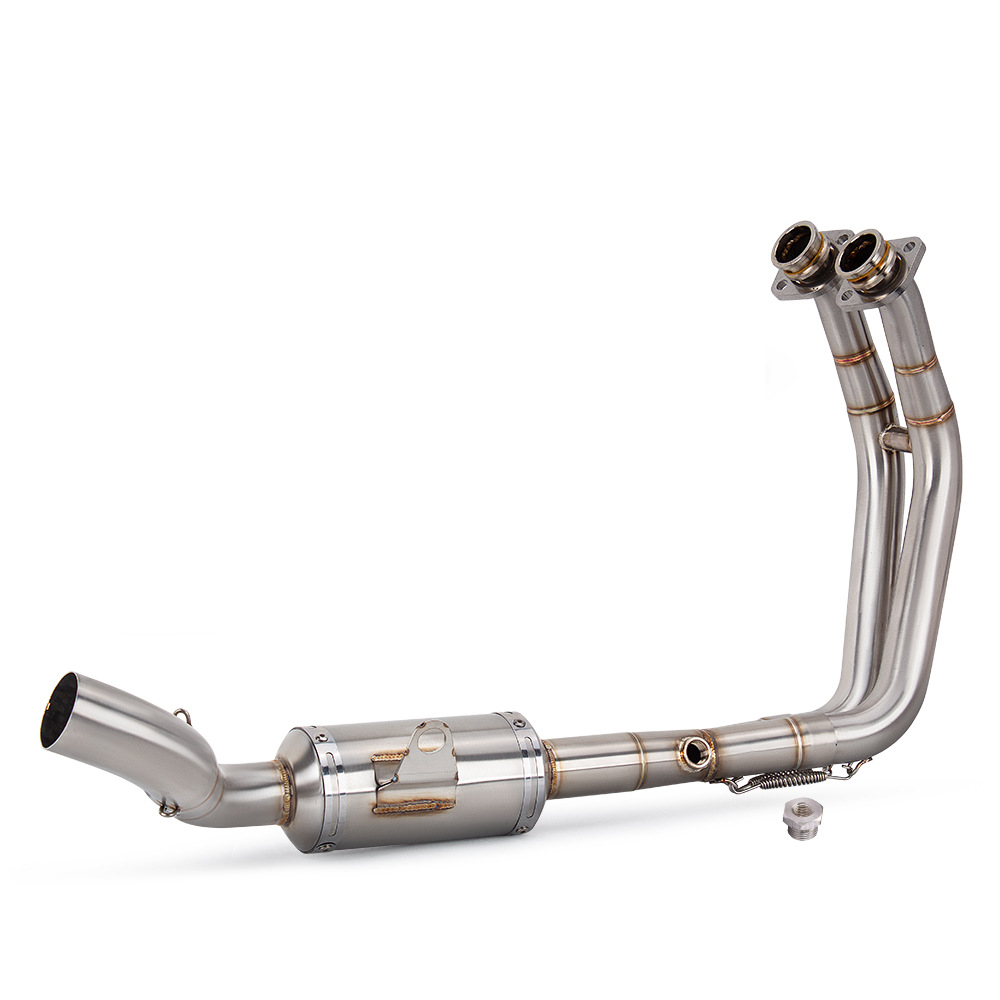 For Suzuki 24 GSX8R GSX-8R Stainless Exhaust Muffler Header Mid Link Pipe 480mm - Image 3