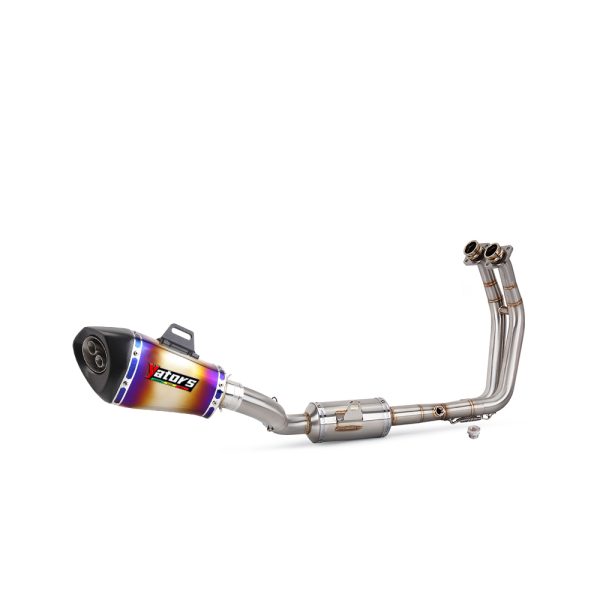Full Exhaust Muffler Header Mid Link Pipe Muffler For GSX8S GSX-8 R 2024