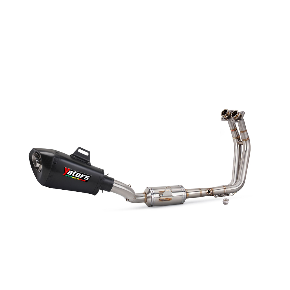 Full Exhaust Muffler Header Mid Link Pipe Muffler 51mm For GSX8S GSX-8 R 2024