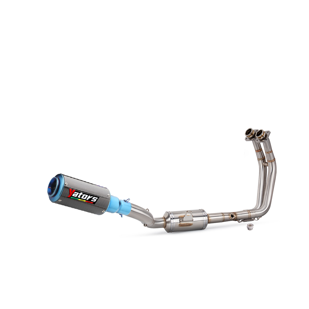 For Suzuki 24 GSX8R GSX-8R Stainless Exhaust Muffler Header Mid Link Pipe 330mm