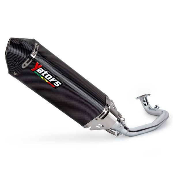 For Yamaha GY6-150 GY6-125 Exhaust System Header Pipe Muffler Tips Slip On