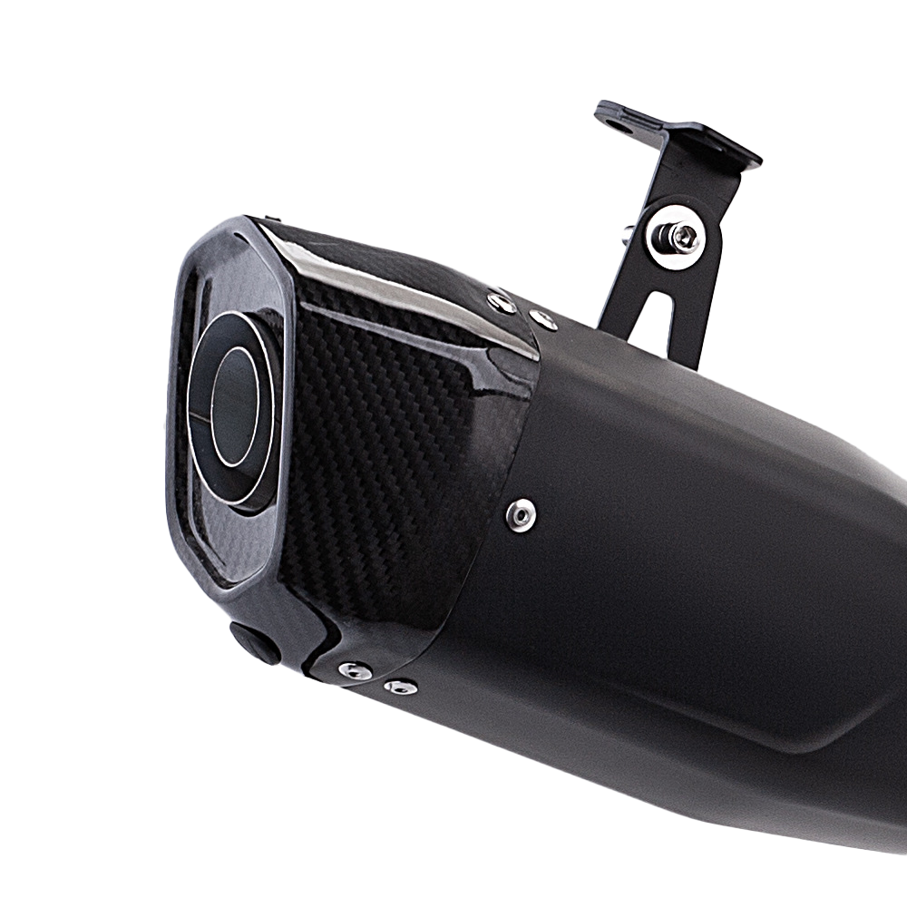 Full System Slip On Exhaust Header Pipe Black Muffler For CF-Moto 675SR-R 675R - Image 2