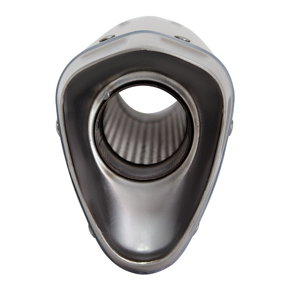 For BMW C400X C400GT Slip On Exhaust Tips Mid Pipe Muffler Silencer Heat - Image 5