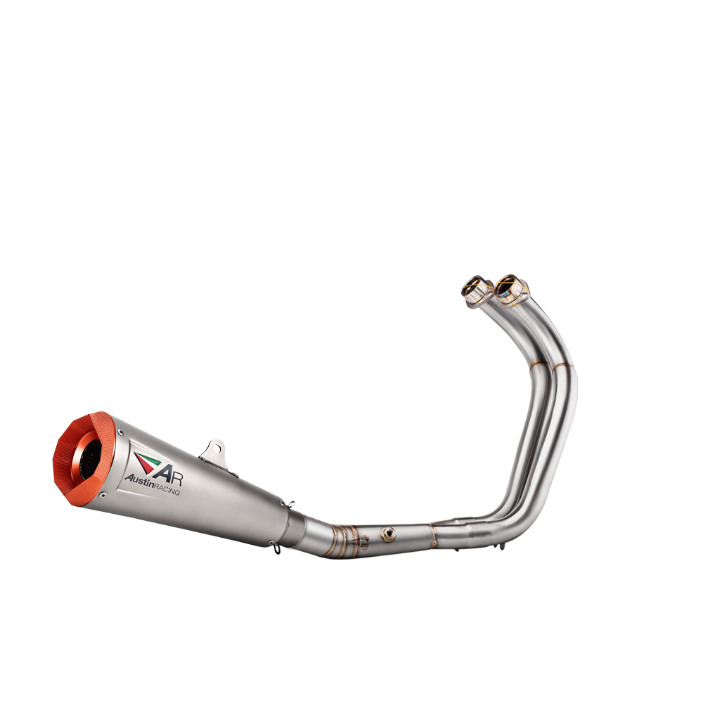 For Yamaha MT-07 YZF R7 2014-2024 Full System Exhaust Header Pipe Muffler Tips
