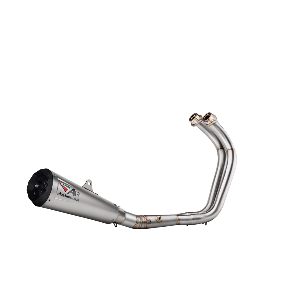 Full System Exhaust Header Pipe Muffler Tips For Yamaha MT-07 YZF R7 2014-2025