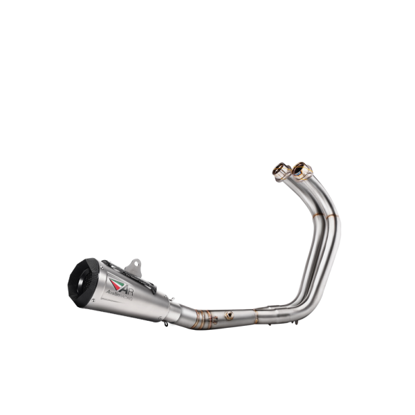 Full System Exhaust Header Pipe Muffler Tips  For Yamaha MT-07 YZF R7 2021-2024