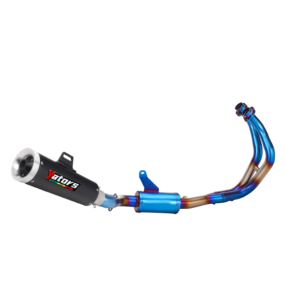 Slip-On For Yamaha YZF R7 MT-07 2021-2025 Full System Exhaust Front Pipe Muffler