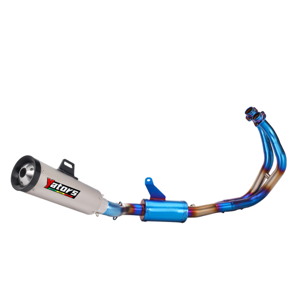 For Yamaha YZF R7 MT-07 2021-2025 Slip-On Full System Exhaust Front Pipe Muffler