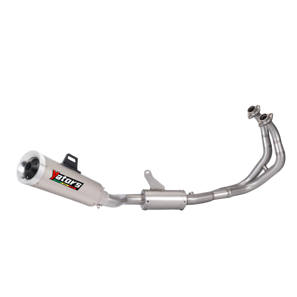 For Yamaha MT-07 YZF R7 2021-25 Full System Slip-On Exhaust Front Pipe Mufflers