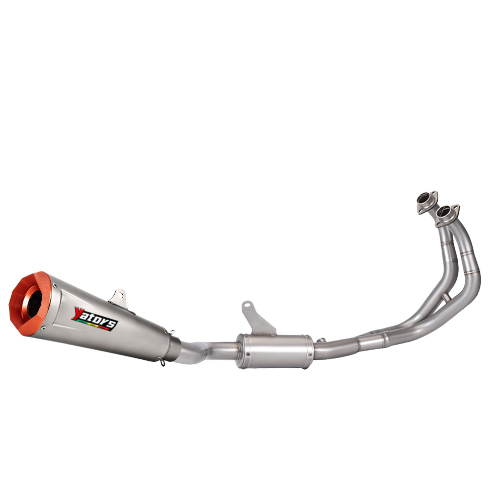 For Yamaha YZF R7 MT-07 2021-2023 Whole System Exhaust Header Pipe Muffler Tips