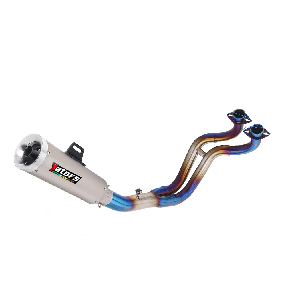 For Yamaha MT-07 YZF R7 2014-2025 Full System Exhaust Header Pipe Muffler Tips