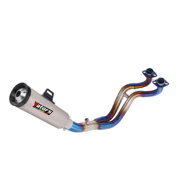 For Yamaha MT-07 YZF R7 2014-2025 Full System Exhaust Header Pipe Muffler Tips