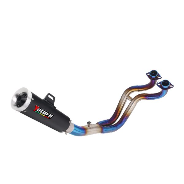 For Yamaha MT-07 YZF R7 2014-2025 Full System Exhaust Header Pipe Muffler Tips