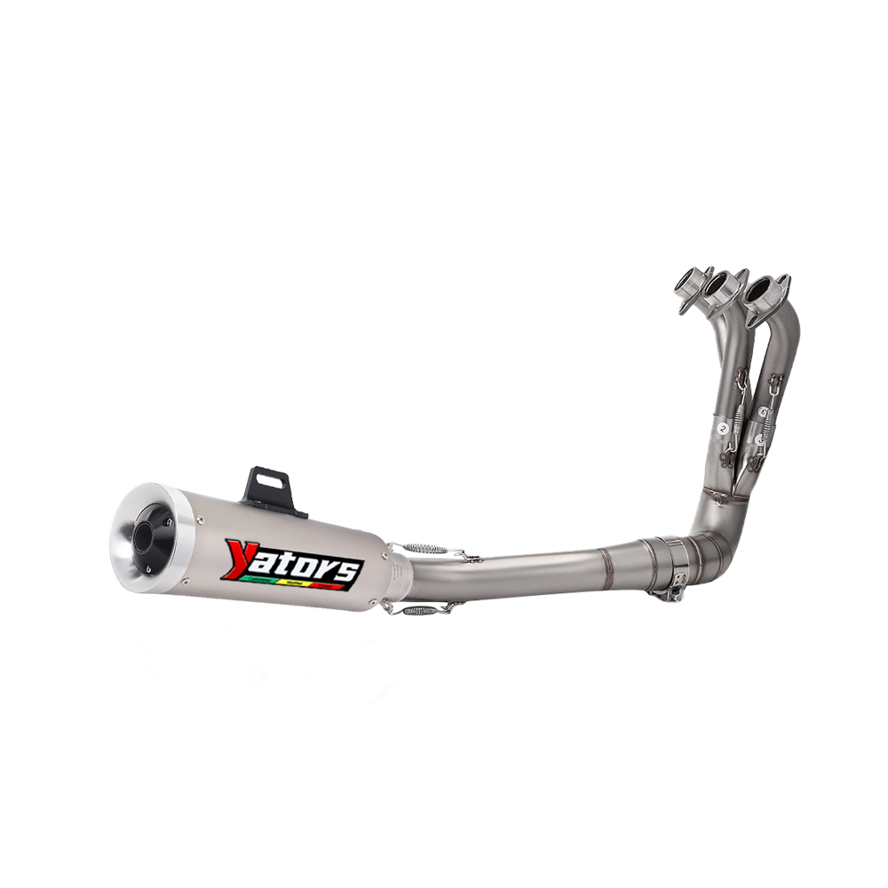 For Yamaha MT09 FZ09 21-25 Exhaust Front Pipe Slip on Muffler Tips Whole System