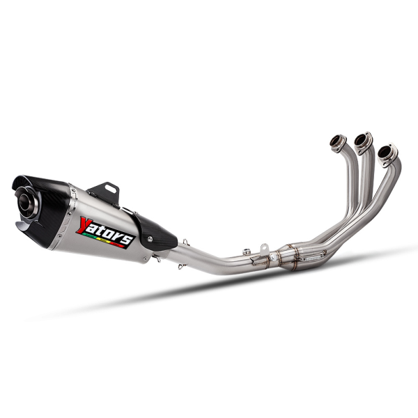 For Yamaha FZ09 MT09 21-24 Exhaust Front Pipe Muffler Tips Whole System Slip on