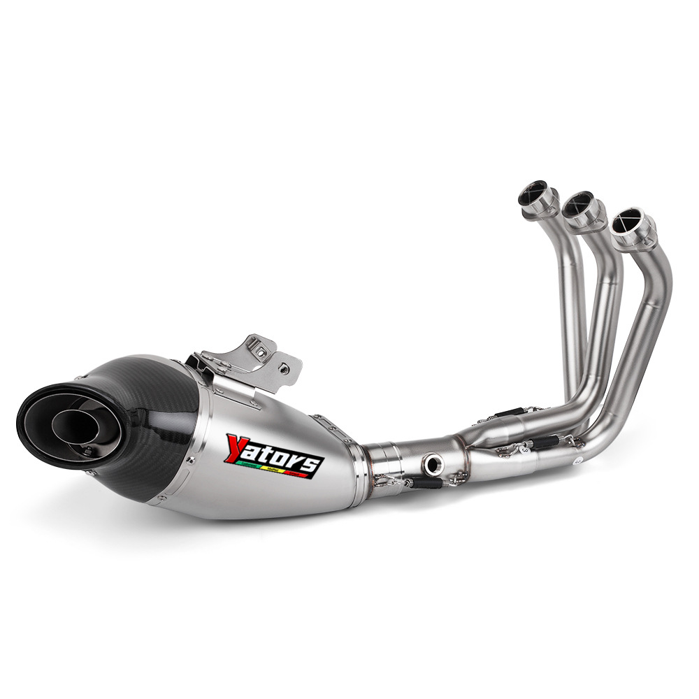 For Yamaha MT09 FZ09 XSR9 2014-2025 Full Exhaust System Header Link Muffler Pipe