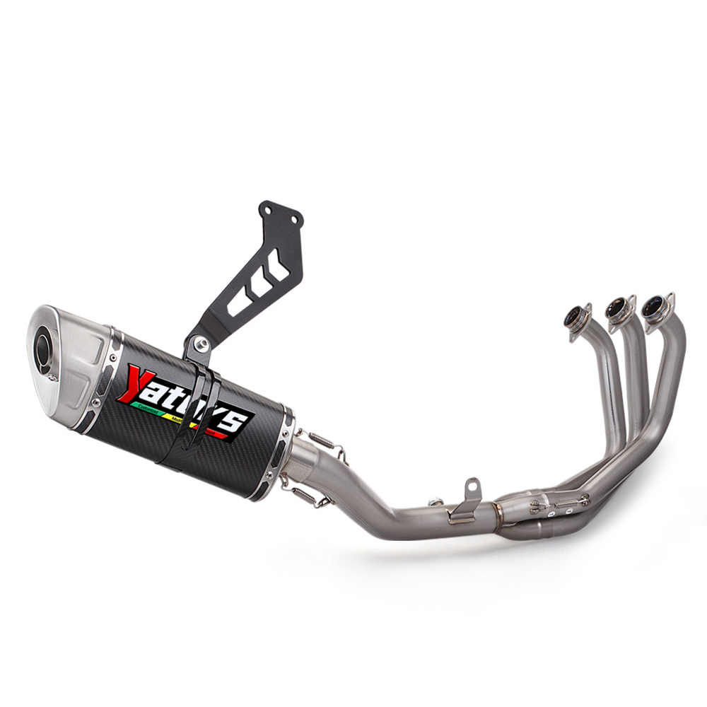 For Yamaha MT09 FZ09 2014-2024 Exhaust Pipe Modified System Front Link Pipe