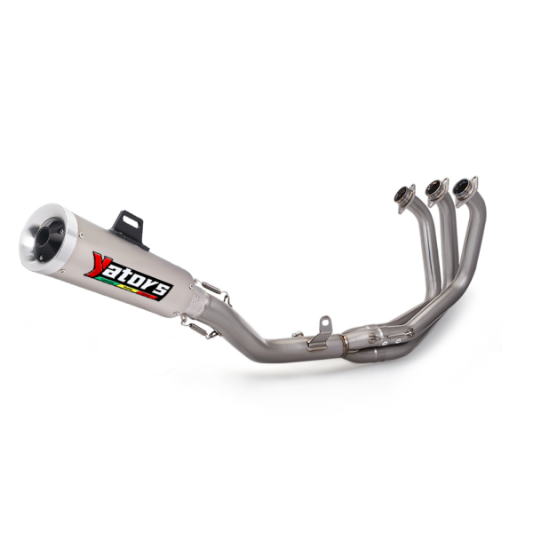 For Yamaha FZ09 MT09 21-24 Whole System Slip on Exhaust Front Pipe Muffler Tips