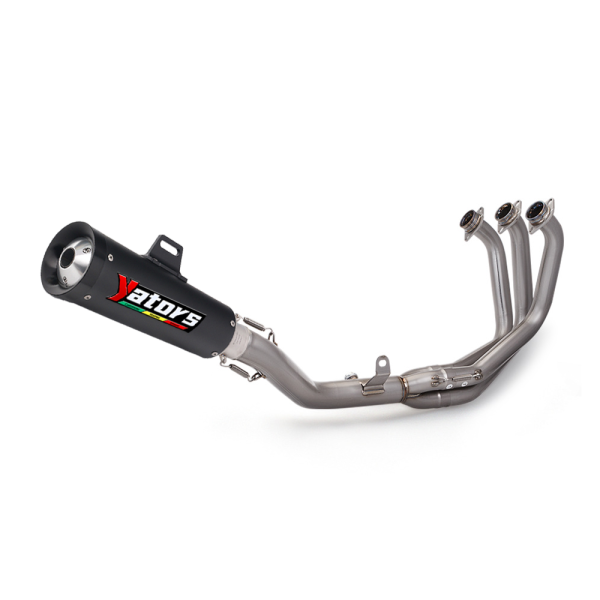 For Yamaha MT09 FZ09 21-24 Whole System Slip on Exhaust Front Pipe Muffler Tips