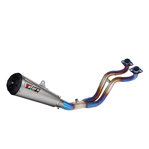 Whole System Exhaust Header Pipe Muffler Tips for Yamaha YZF R7 2021-2025 MT-07
