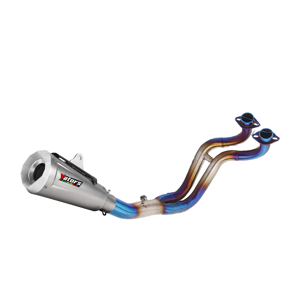 for Yamaha MT-07 YZF R7 2014-2025 Whole System Exhaust Header Pipe Muffler Tips