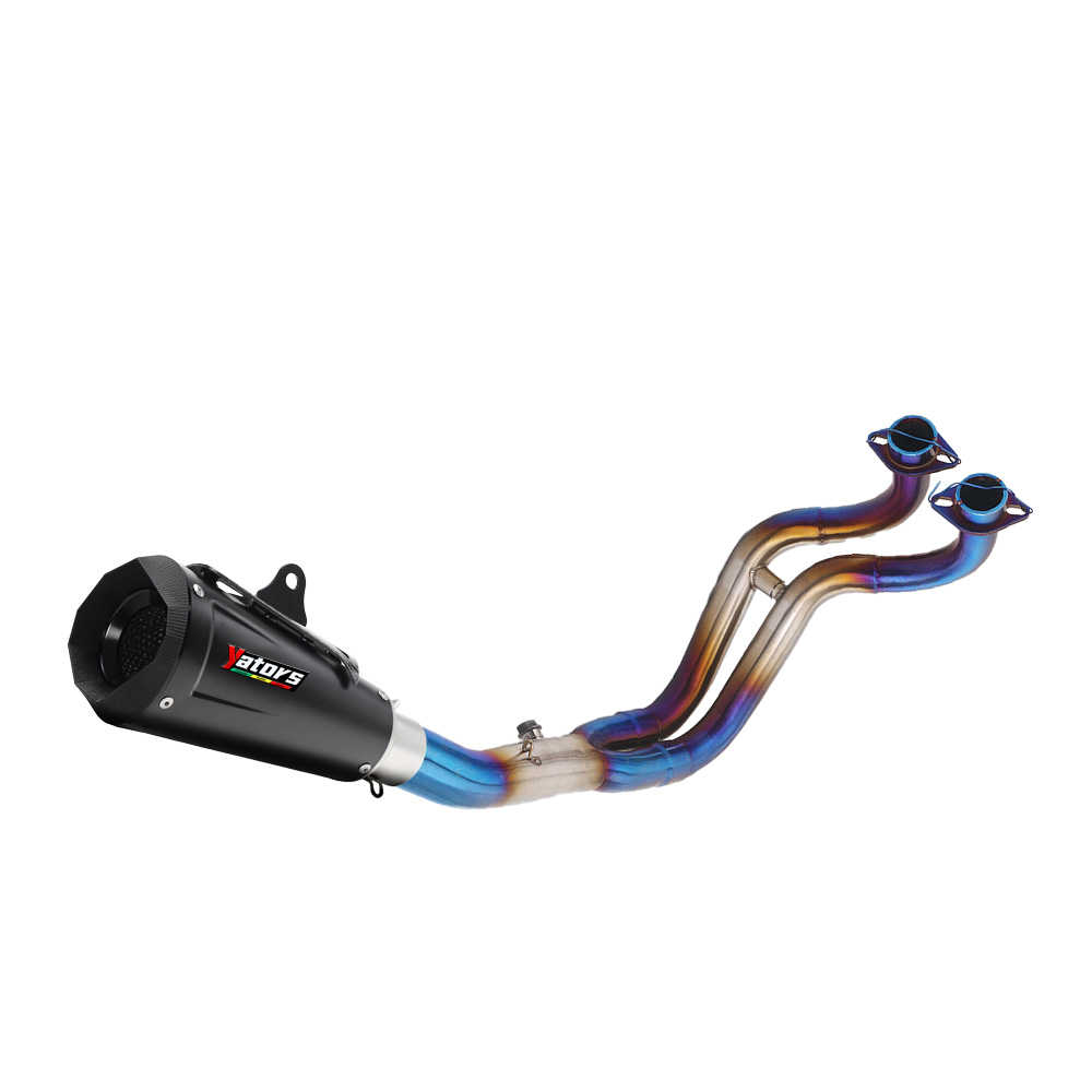 for Yamaha MT-07 YZF R7 2014-2025 Whole System Exhaust Header Pipe Muffler Tips
