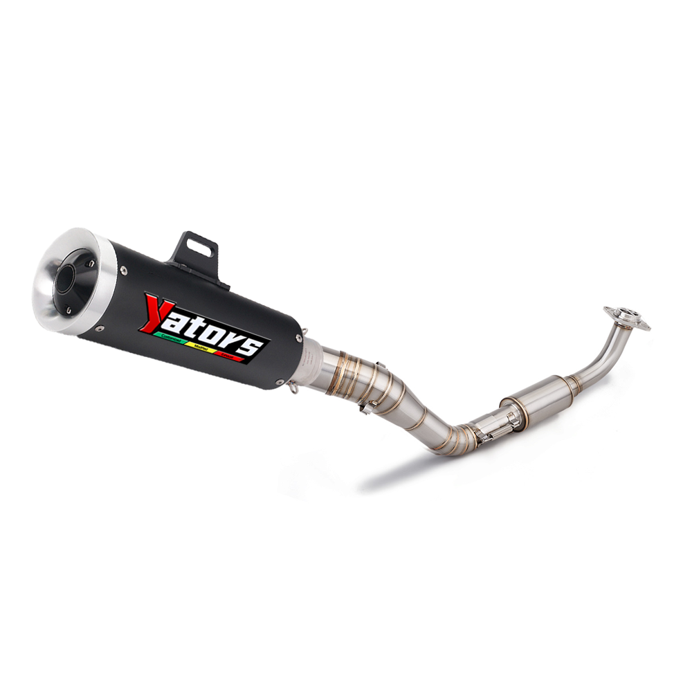For Yamaha NMAX125 NMAX155 Front Link Pipe Exhaust Mufflers Full System Slip-on