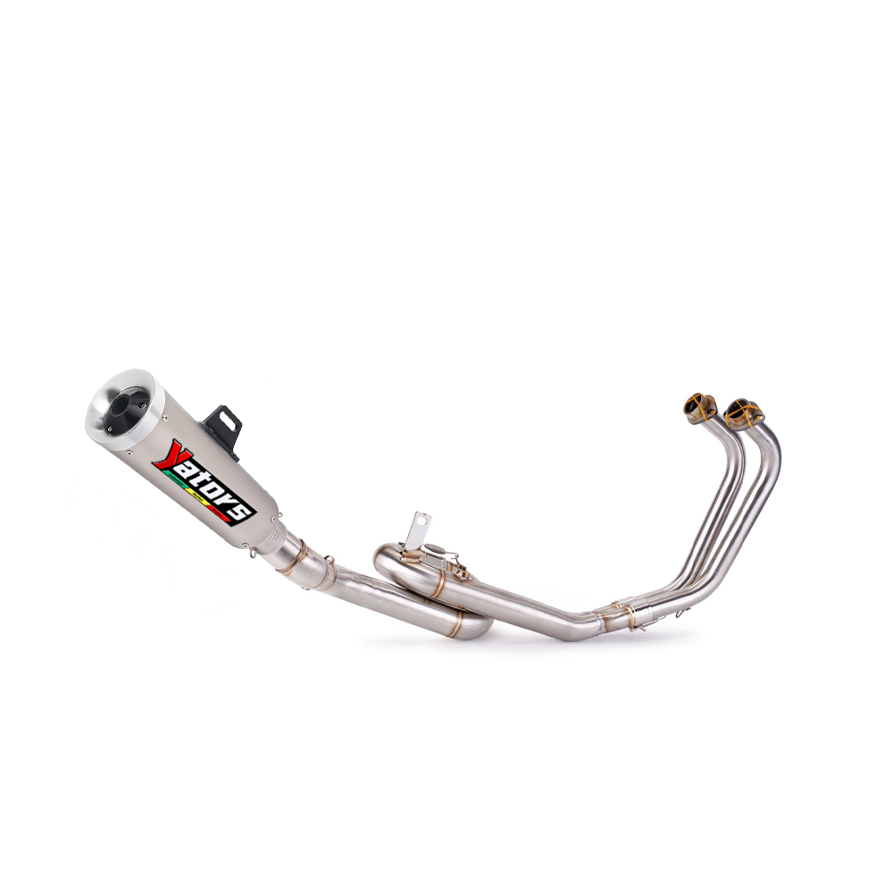 For Yamaha YZF R3 MT-03 2015-24 Whole System Muffler Exhaust Front Pipe Slip On