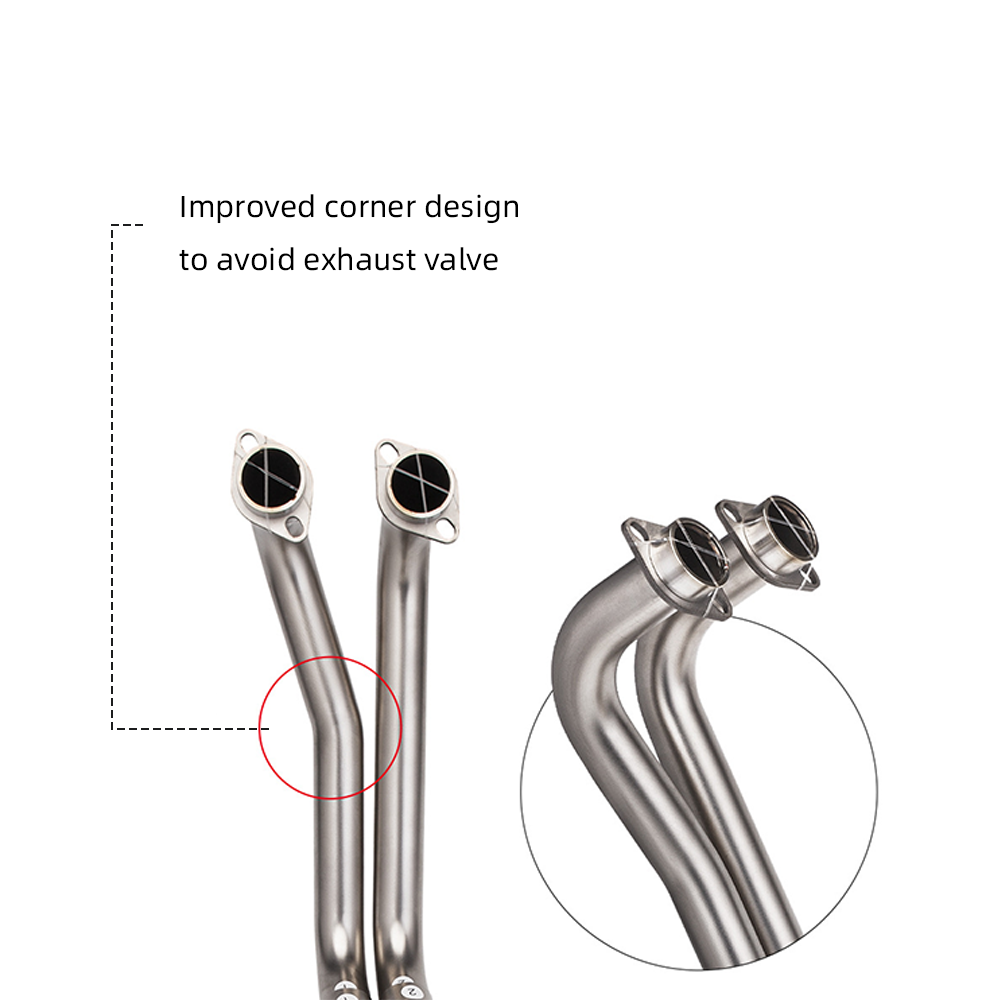 For Yamaha YZF R3 2020-2023 MT-03 Full System Exhaust Muffler Tips Slip On - Image 3