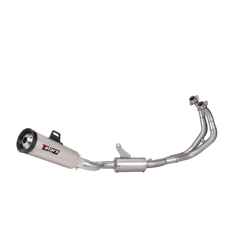 Slip-On For Yamaha MT-07 YZF R7 2021-25 Full System Exhaust Front Pipe Mufflers