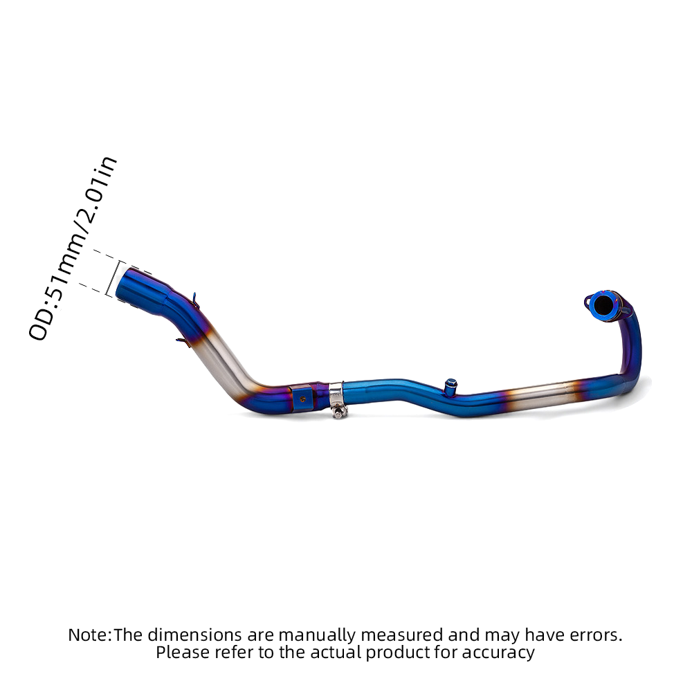 Exhaust Pipe With Header Mid Link Pipe For Honda CRF250R CRF250RX 2012-2025 - Image 3