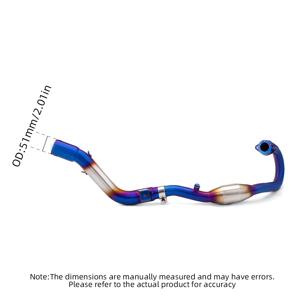 Exhaust Pipe With Header Mid Link Pipe For Honda CRF250R CRF250RX 2012-2025 - Image 2