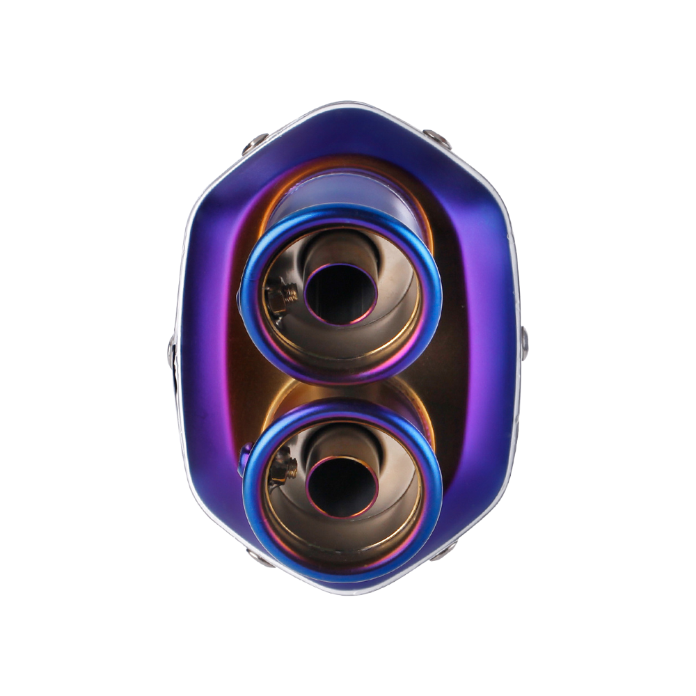 Exhaust System Mid Link Pipe Slip On 51mm Muffler Tips For BMW R1200GS 2013-2019 - Image 4