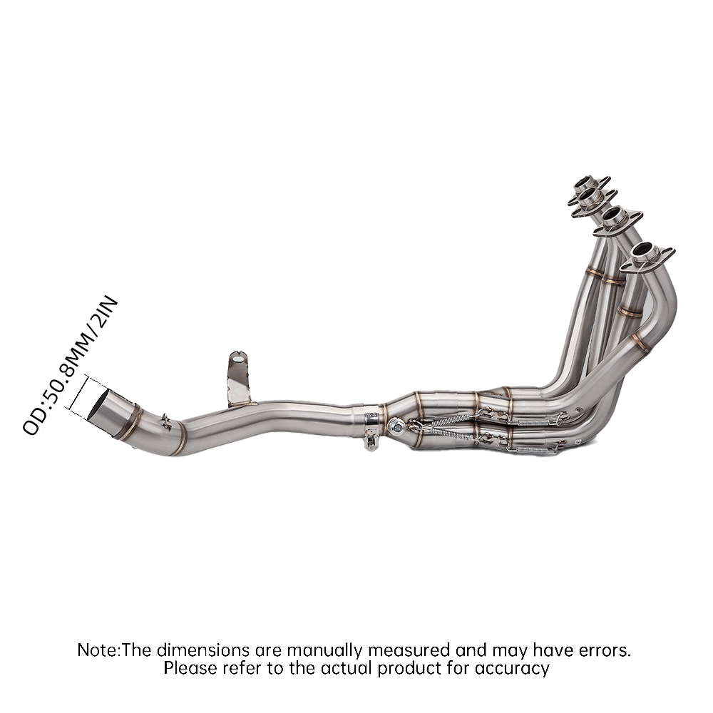 Slip On Full Exhaust System Header Link Pipe Muffler For Kawasaki Z900 2017-2024 - Image 4