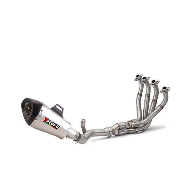 For Kawasaki Z900 2017-24 Full Exhaust System Header Link Pipe Muffler Slip On