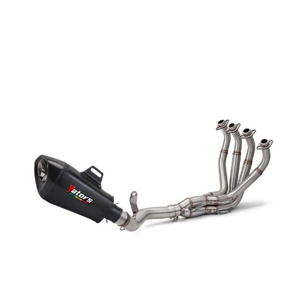 Slip On Full Exhaust System Header Link Pipe Muffler For Kawasaki Z900 2017-2024